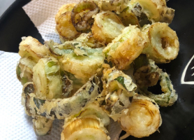 ねぎの丸揚げ